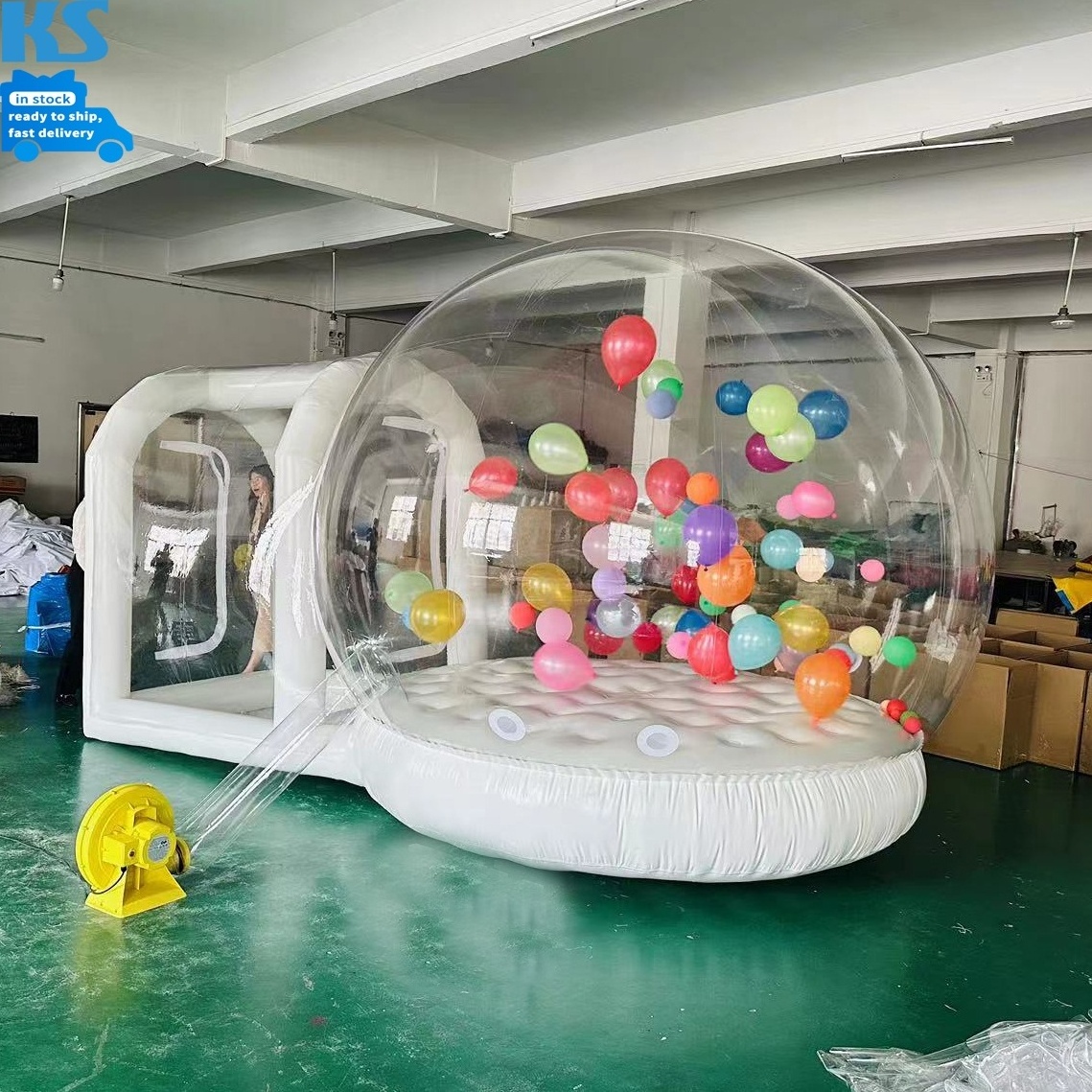 In stock jumping bouncy bubble house Inflatable bubble tent 3m 4m 5m inflatable bounce bubble house for kids party event rental