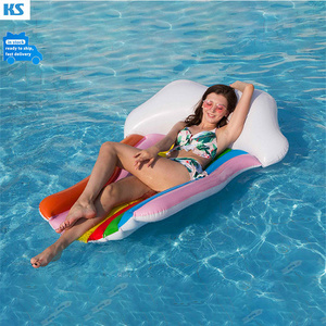 New Portable Foldable Pool Rafts, Eco-Friendly PVC Inflatable Floats, Water Floats for Kids and Adults Swimming Pool