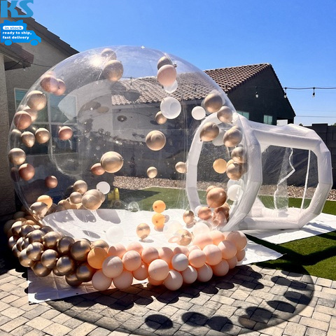 Party balloon bubble house inflatable Outdoor Kids  Dome Bubble Tent Clear Dome Inflatable Bubble Balloon House