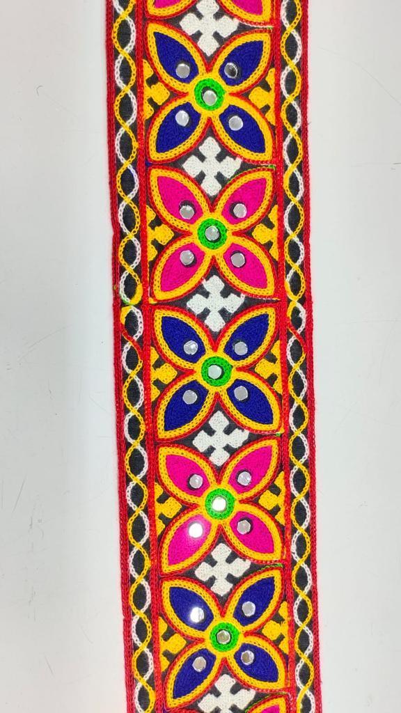 Elephant Figure Polyester Threads Embroidery Mirror Lace Trim Ribbon Gimp Deals In Wholesale