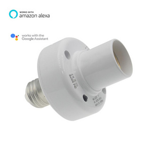 tuya e27 wifi and RF433 smart light bulb adapter socket work with smartlife and IFTTT