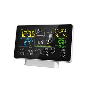 tuya wireless wifi smart weather station with screen display with indoor outdoor temperature humidity weather forecast