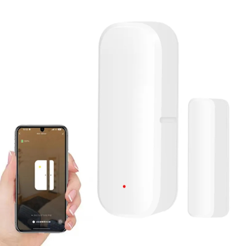 tuya iot wifi wireless smart door and window magnetic contact open sensor detector work with smartlife app