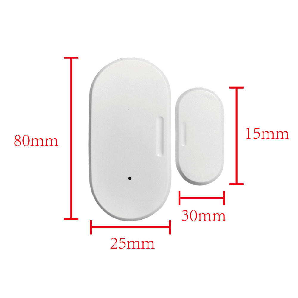 tuya smart zigbee door and window magnetic contact security alarm sensor work with smartlife and IFTTT