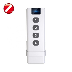 12 scene tuya ZigBee 3.0 Smart Wireless battery powered button Switch 4 Gang Portable Remote controller