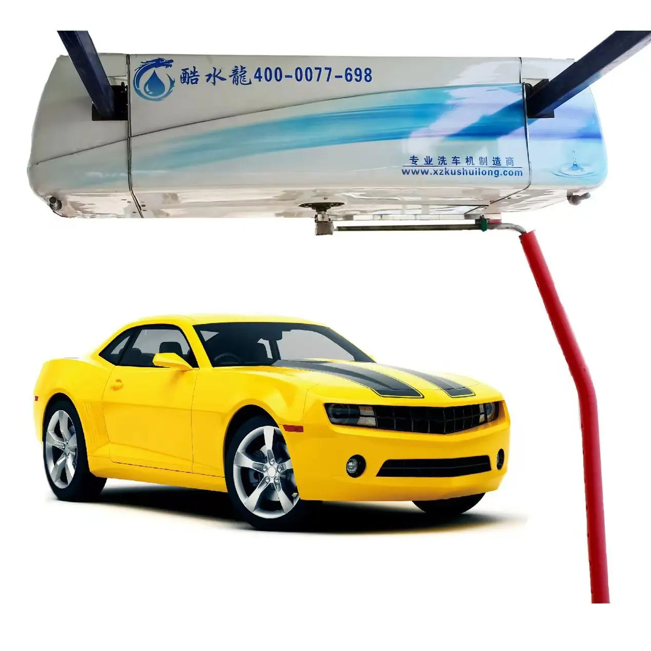 Automatic Touchfree Car Wash Manufacturers 360-degree high pressure water single arm touchless car wash machine