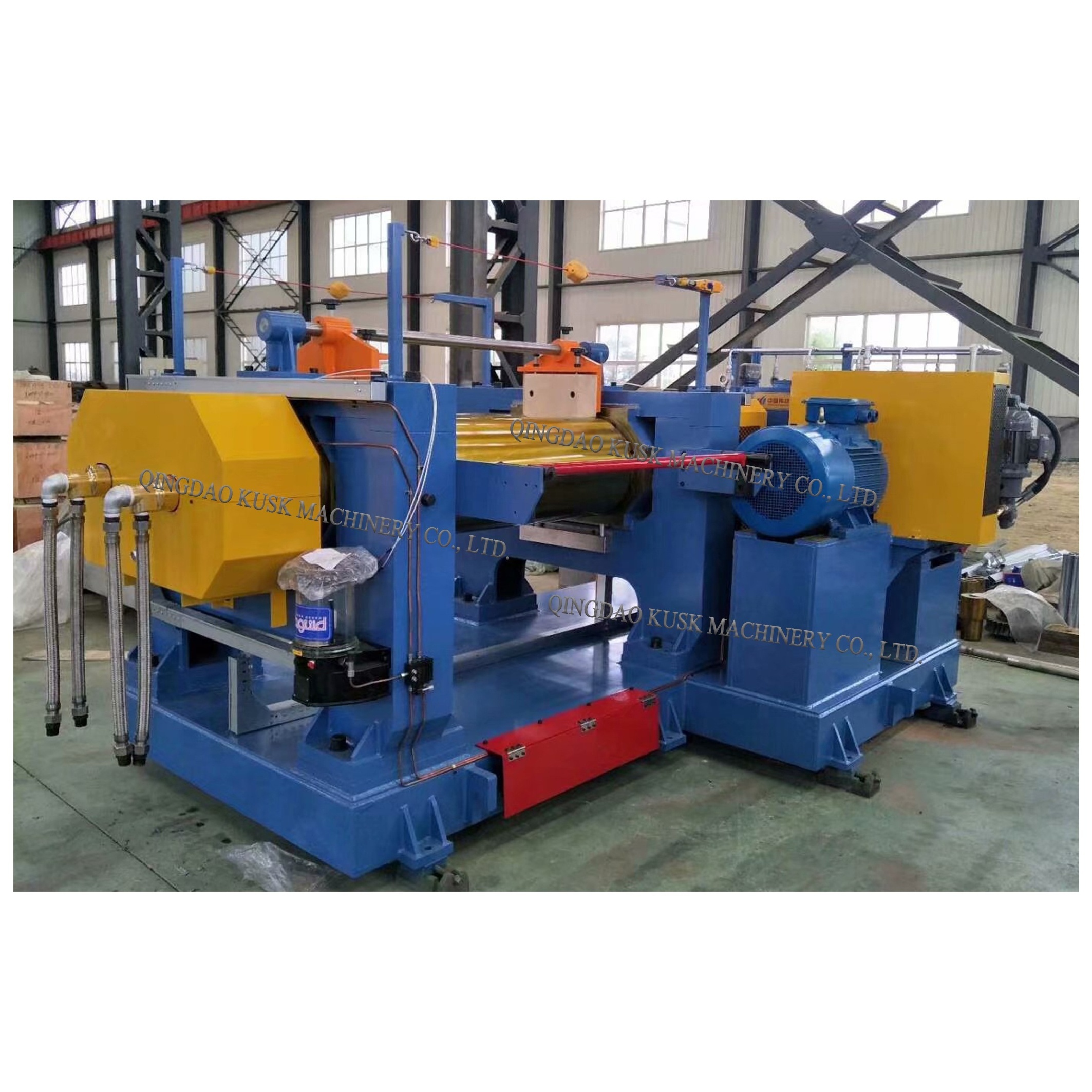 XK-400 EPDM Dough Mixing Cylinder Machine Rubber Mixing Mill Machine Two Roll Mixing Mill Machine