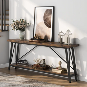 Kusum Art wooden and Iron console table for living room and restaurant and hotel furniture with customized design furniture  5