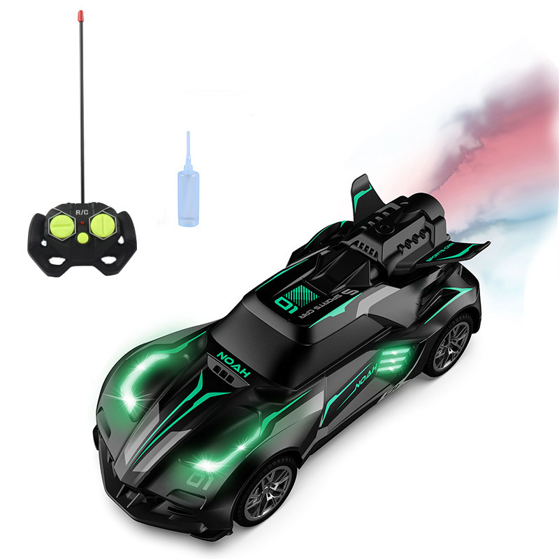 Radio control spraying stunt drift racing spray remote control toy car 2.4g 1:20 rc stunt car with light and spray