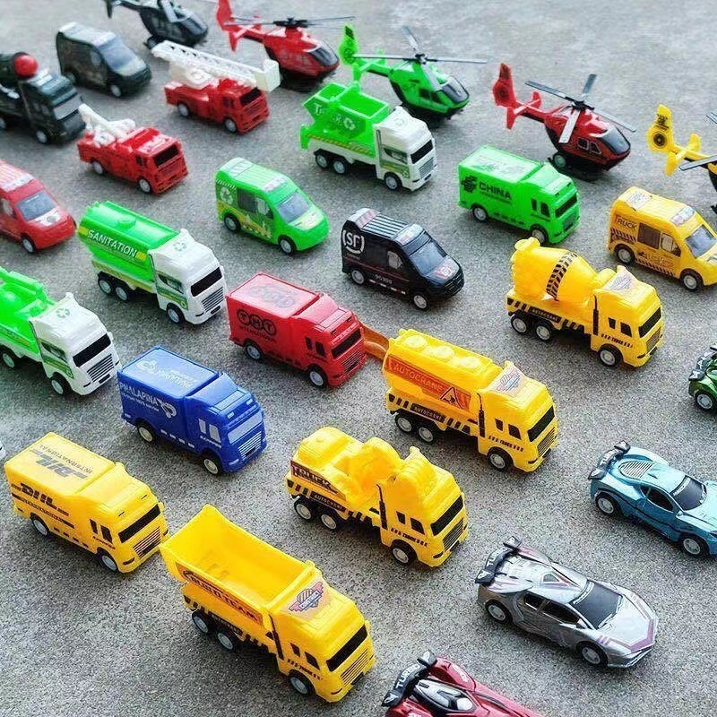 Color Box 2023 Hot Sell Fire Engineer Car Set Construction Toys Engineer Truck Diecast Toys Die Metal Car