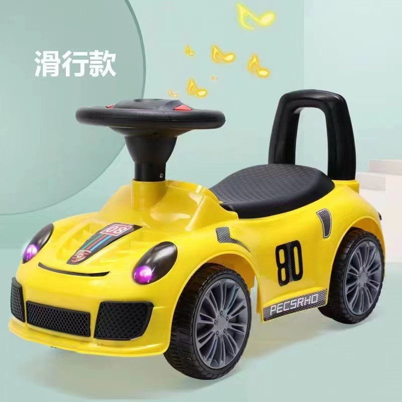 Factory Best Price Plastic Children Sliding Car/4 Wheels Kids Plastic Toy Car Ride On Car