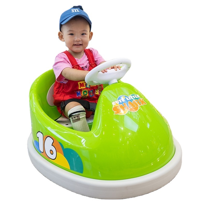 12V electric baby car rotates 360 battery powered kids indoor bumper cars