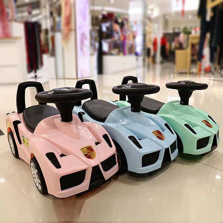 Factory Best Price Plastic Children Sliding Car/4 Wheels Kids Plastic Toy Car Ride On Car