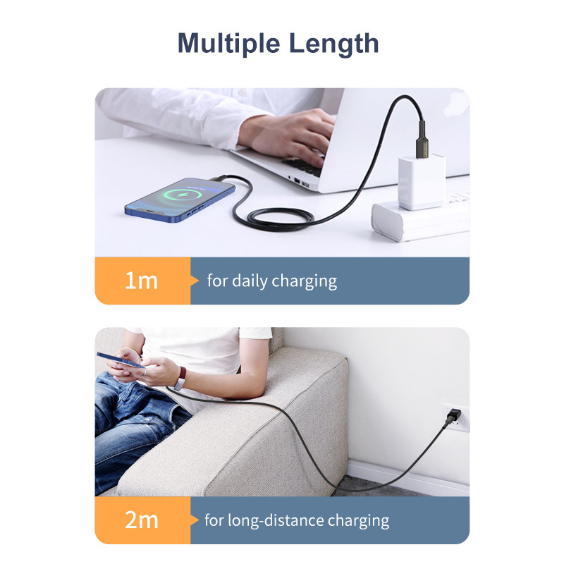 KUULAA PD 30W USB C to L Cable Fast Charging USB Cable for iPhone Pro Max