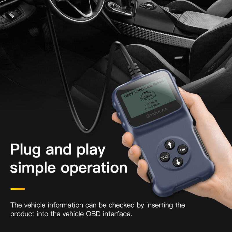 KUULAA OBD2 To USB Diagnostic Scanner Universal Car Engine Fault Code Reader Check Emission Monitor Car Diagnostic  Obd2 For Car