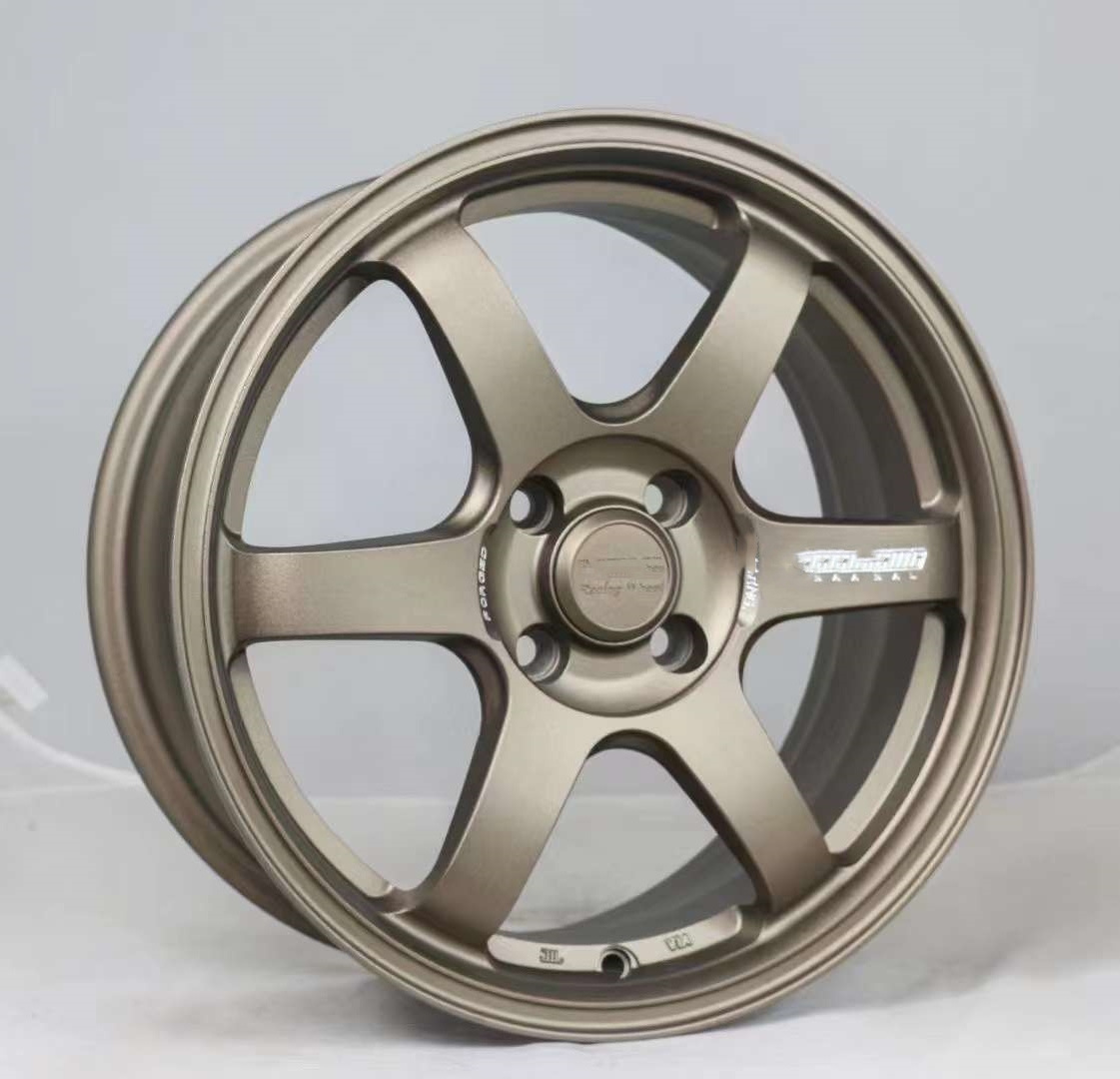 STOCKED RTS Casting 15 INCH 4x100 7J wide wheels Aluminum alloy passenger car wheels rims for tuner