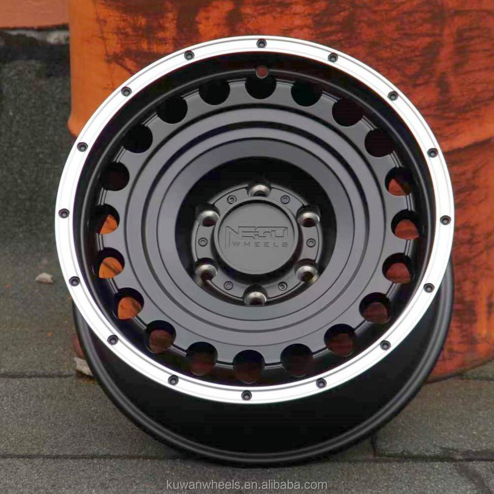 17 inch 6x139.7 wheels hilux pickup rims 8J ET0 high quality 4x4 offroad alloy rims hubs for toyota tacoma hilux isuzu Dmax