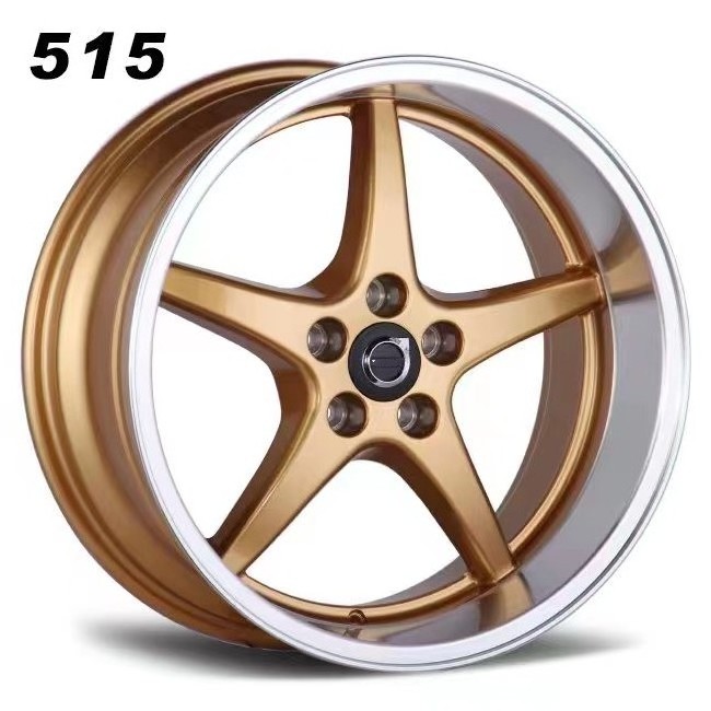 BIG QUANTITY ONLY Casting 18 INCH 8.5J 5x108 wheels Five Spokes Silver Machined Lip Deep Dish alloy car wheels rims For Volvo