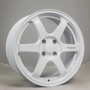 STOCKED RTS Casting 15 INCH 4x100 7J wide wheels Aluminum alloy passenger car wheels rims for tuner