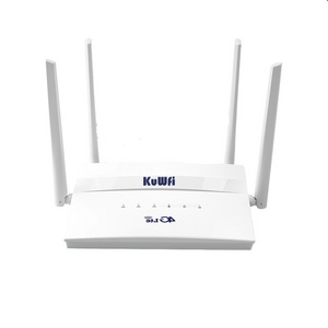 2023 Top Sell KuWFi Router Wifi 750mbps Router Dual Band Lan 4g Lte Modem Long Range Wifi Router with Sim Card Slot