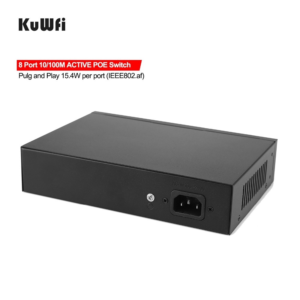 OEM KuWFi gigabit managed 8 port circuits board edge 52v 120w tp link 1000mbps poe switch for computer networks