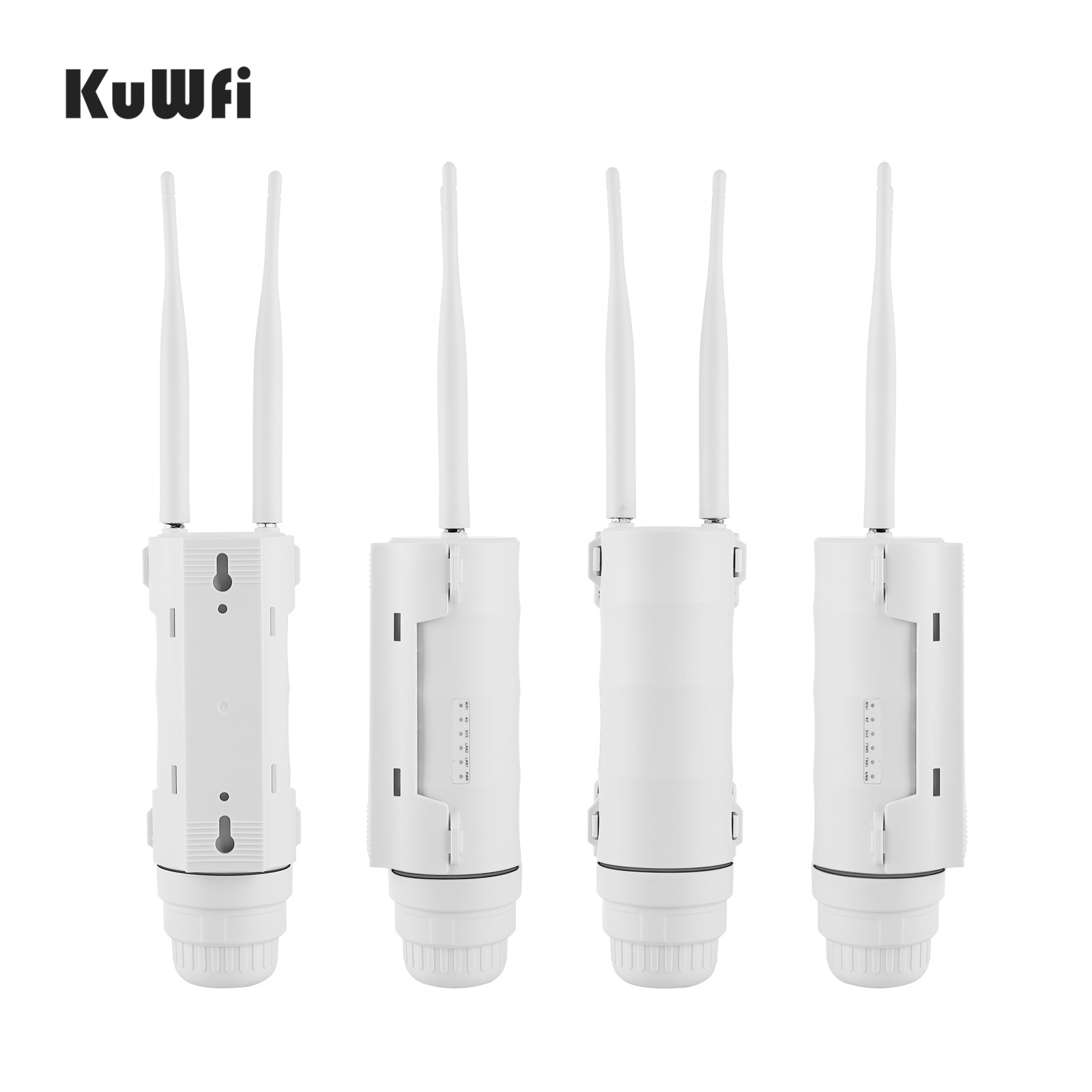 sample KuWFi 300mbps wifi cpe modem router IP67 waterproof 24v poe power outdoor 4g wireless lte router with sim card