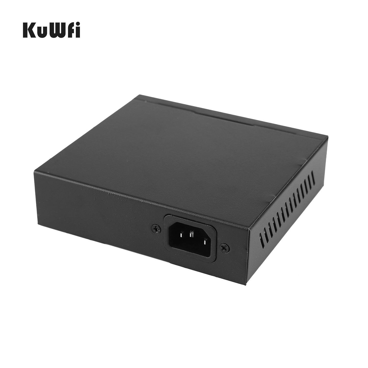 2023 hot sale KuWFi original reverse outdoor industrial ports reverso 52v mini 4 port poe switch for IP cameras