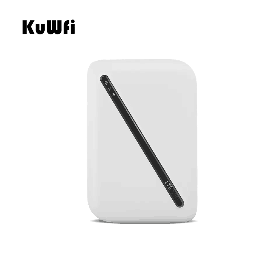 OEM KuWFi 150Mbps internal antenna 2100mAh battery USB type C mobile 4g LTE hotspot router with sim card