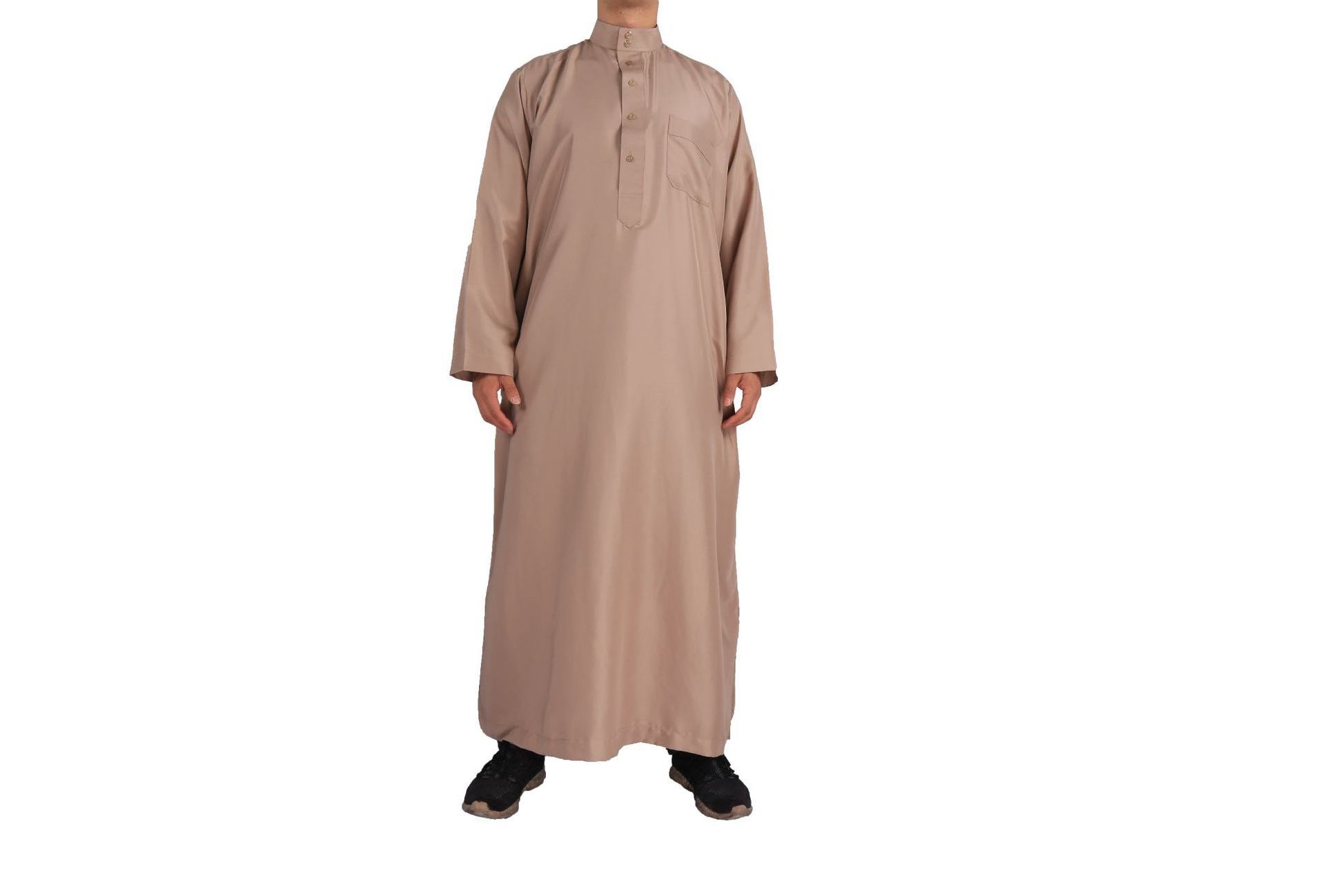 6049 Kuwii wholesale muslim dresses jalabiya for men thobes islamic clothing khamis arab islamic clothing thobe abaya