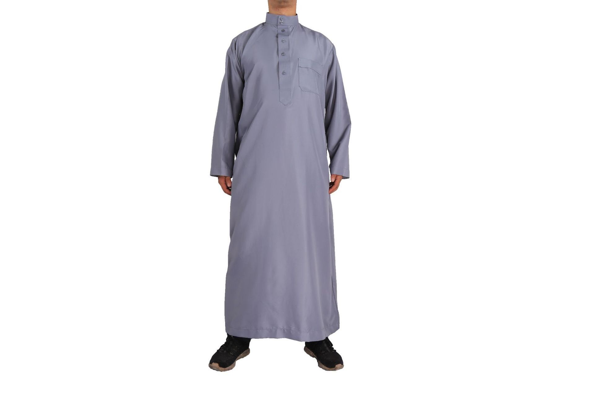 6049 Kuwii wholesale muslim dresses jalabiya for men thobes islamic clothing khamis arab islamic clothing thobe abaya