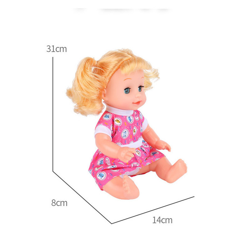 Hot Selling 6-In-1 Luxury Nursery Play Set With Stroller Baby Dolls Sets Reborn Doll Kids Talking Baby With Stroller