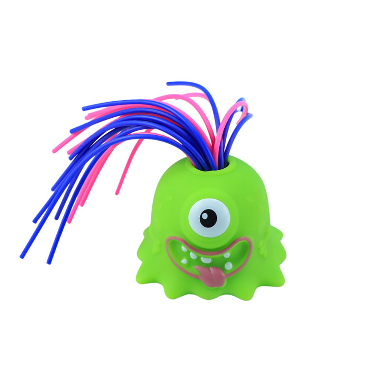 2023 Hot Selling Funny Relief Anti Anxiety Pull Hair Scream Toy Colorful Screaming Monster Pull Its Hair Toys