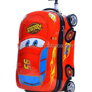 fancy pc car shape kid children trolley luggage suitcase