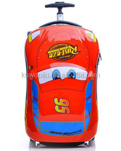 fancy pc car shape kid children trolley luggage suitcase