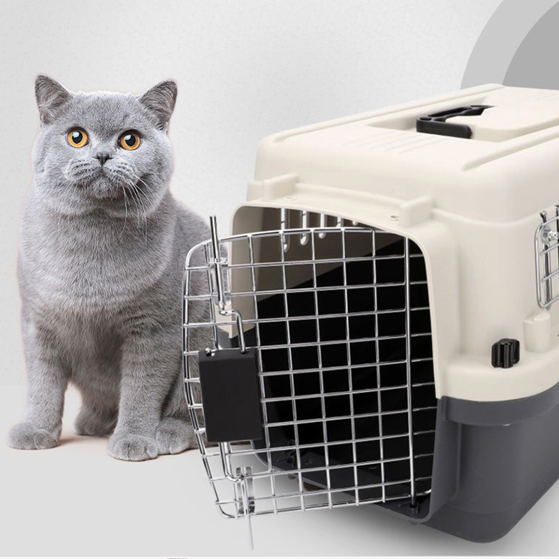 Best Selling Small Animal Dog Travel Carrier Cage Small Flight Plastic Pet Carrier Big Dog Cages For Sale Outdoor