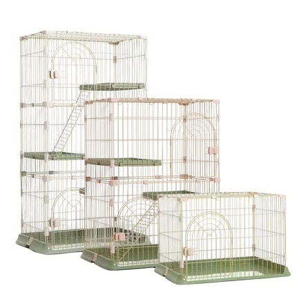 Wire Cat Villa House Cage Pet Habitat Metal Large Stainless Steel Wholesale Cheap 3-story Home Mouse Popular Fashion Solid 1pcs