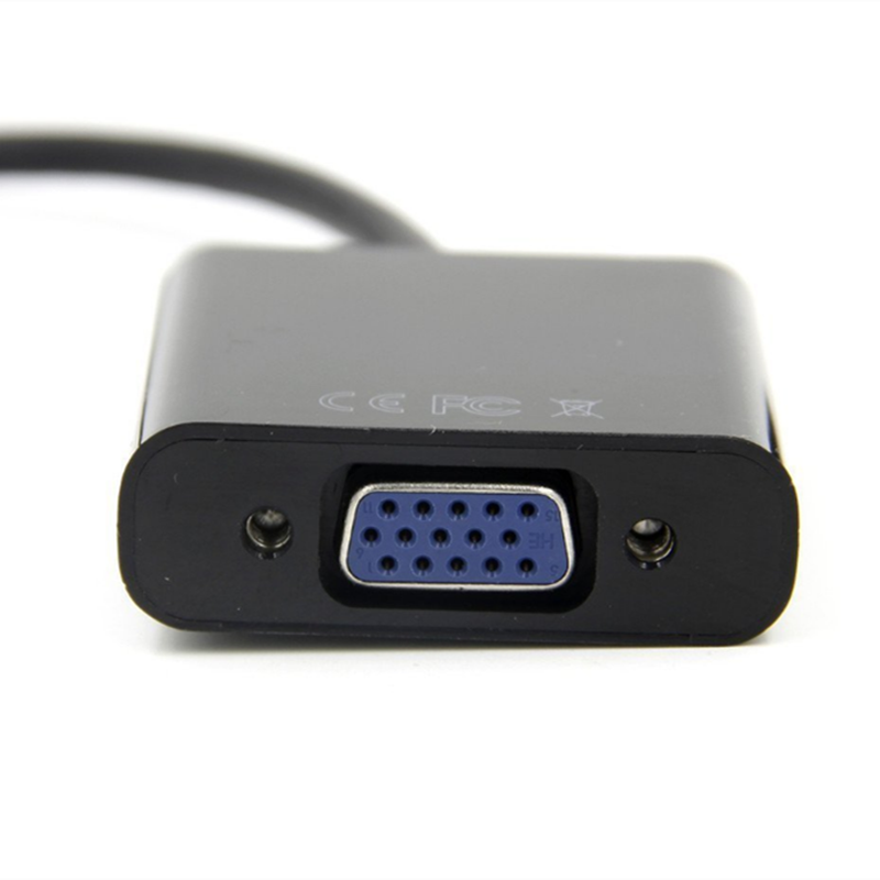 HD 1080P HDMI to VGA with Audio Cable Converter HDTV TO VGA Male to Female Adapter Cable