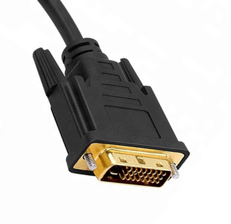 Factory direct sales DVI TO VGA Tape Chip DVI 24+1 Male to VGA Female Adapter 1080p DVI TO VGA Cable