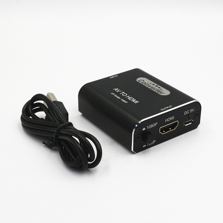 Audio Video High Quality HDTV Composite 3 RCA CVBS Adapter AV to HDMI Converter 1080P