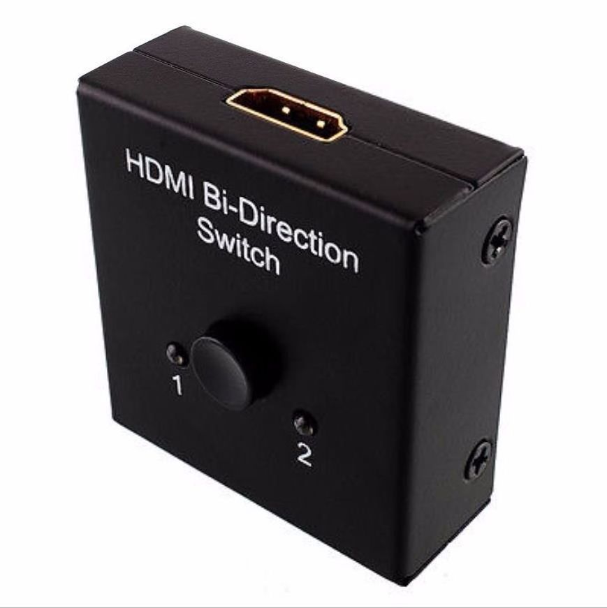 2 Port 1080P HDMI Bi-directional Switch 2x1 Switcher 1x2 Splitter Selector Support 3D