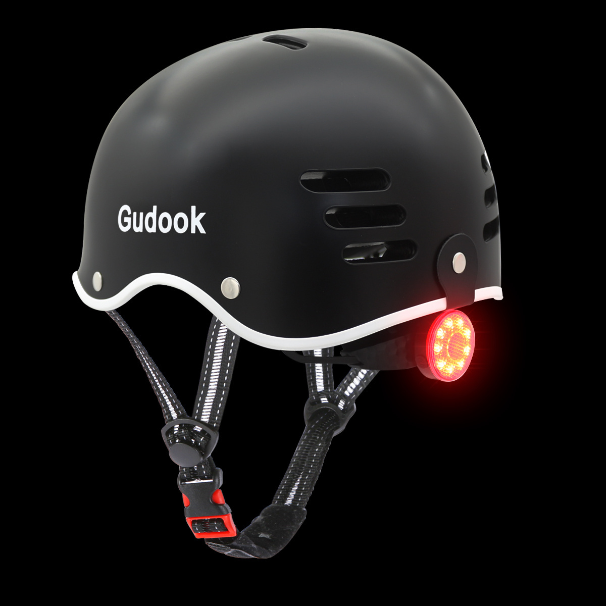 Hot selling Outdoor Sports Helmet Rock Climbing Safety protective Scooter Skate Helmet with LED for Scooter Skate Skateboard