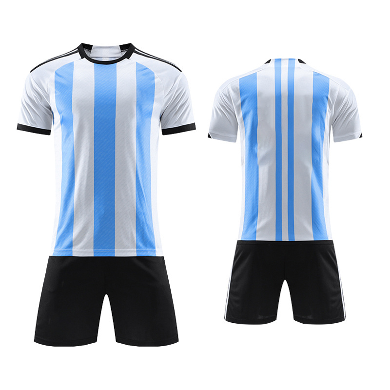 Wholesale Custom National Team Football Uniform Blank New Design Football Uniform Jersey Set High Quality Soccer Jersey