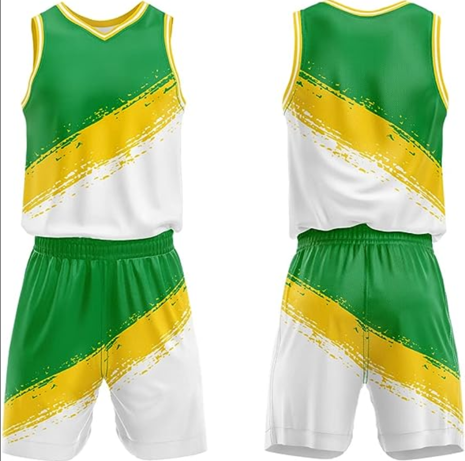 Basketball Jersey And Shorts Uniform Design Usa Basketball Uniform Basketball Uniform Yellow