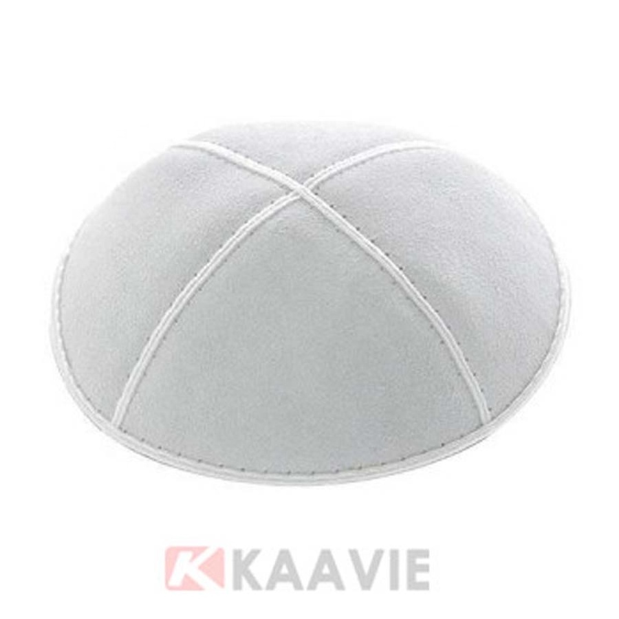 Factory custom jewish suede kippah , crochet kippah wholesale