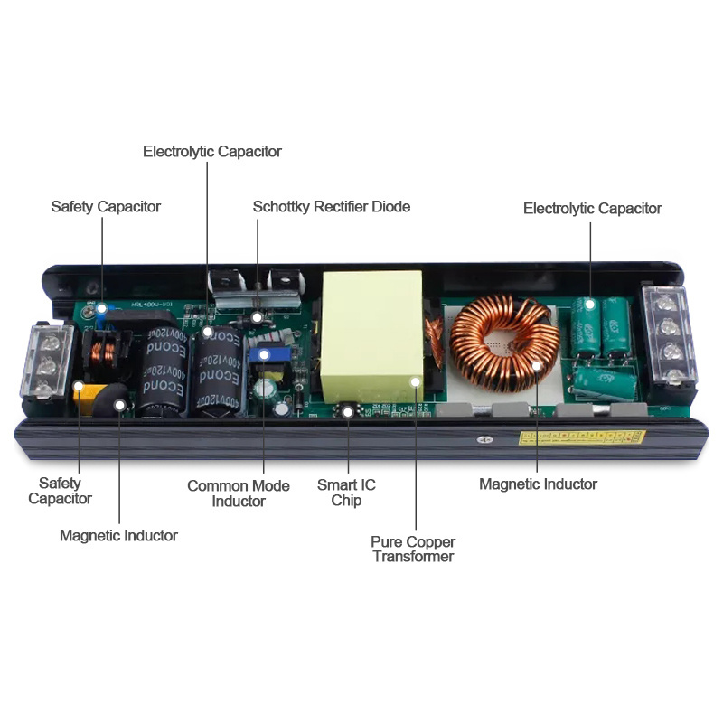 High quality output 12v/24v dimmable led driver for strip light