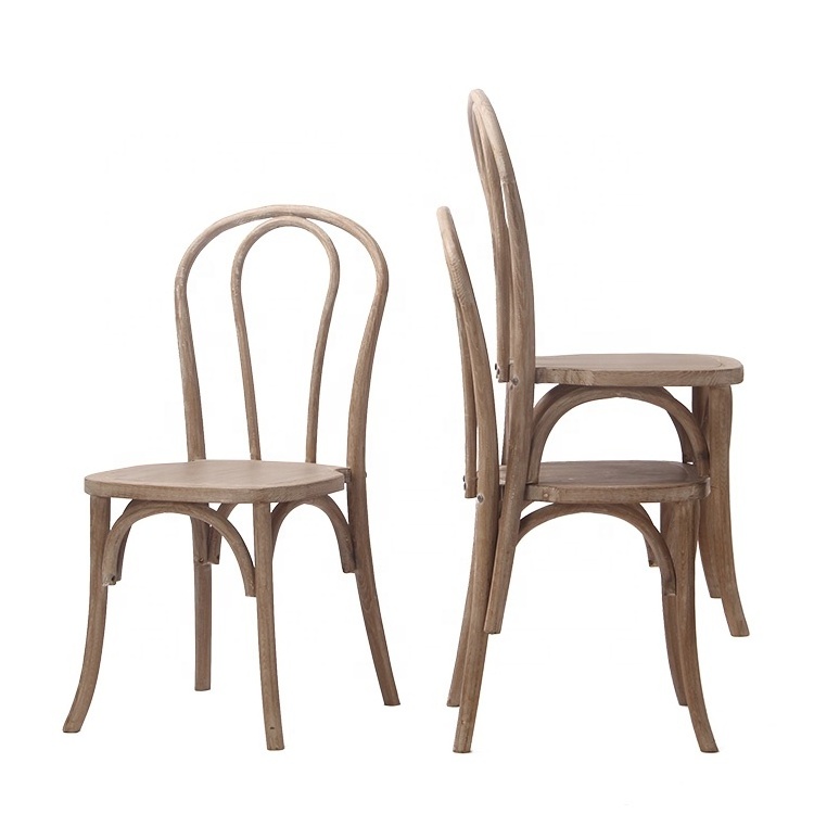 KVJ-7037SQ Stackable bentwood oak wood  thonet dining chair