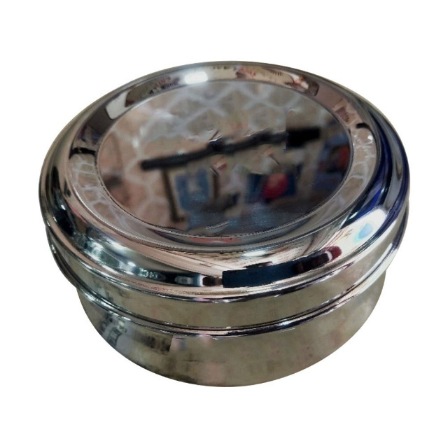 New Latest 2024 Stainless Steel Tiffin Food Not leaking Round 1 Tier Tiffin Lunch Box For Kids And Adults