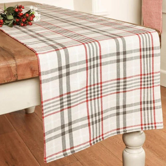 Cotton Dinnerware For Home Hotel And Restaurants Washable Table Runner