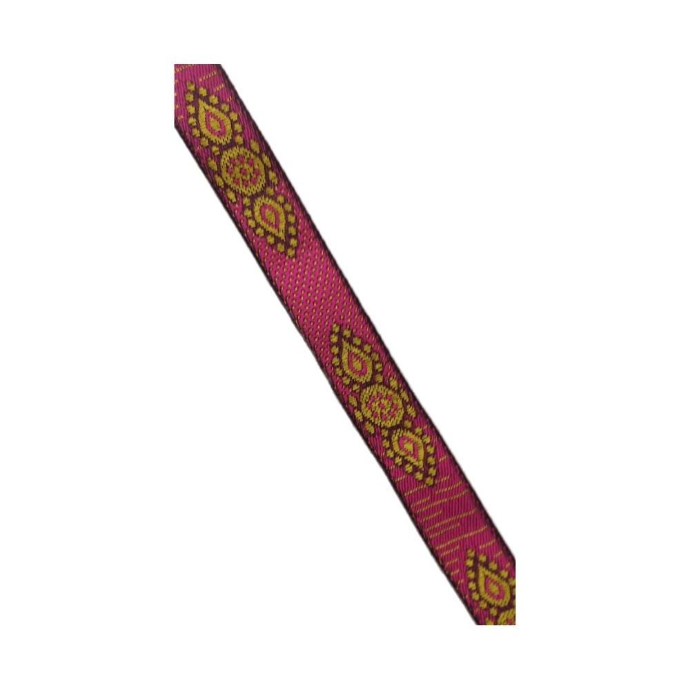 Best Selling Products Moq Colorful Ethnic Style Printed Jacquard Ribbon Clothing Accessories Nylon Polyester Ribbon