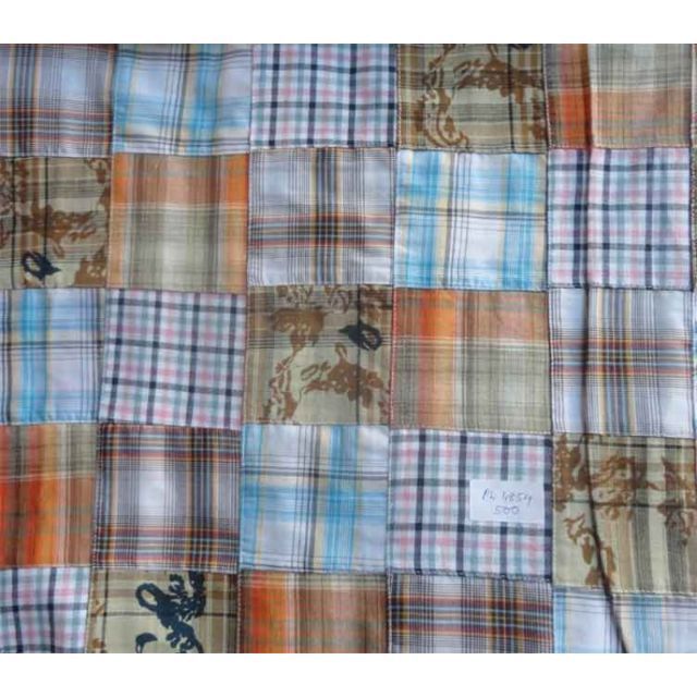 Best Selling Products turkish madras cotton patchwork fabric for dress garment shirt coat